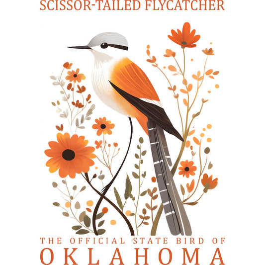 State Bird Poster Fabric Panel 47