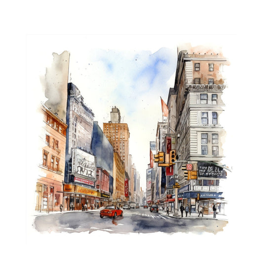 New York Landmarks Fabric Panel 2