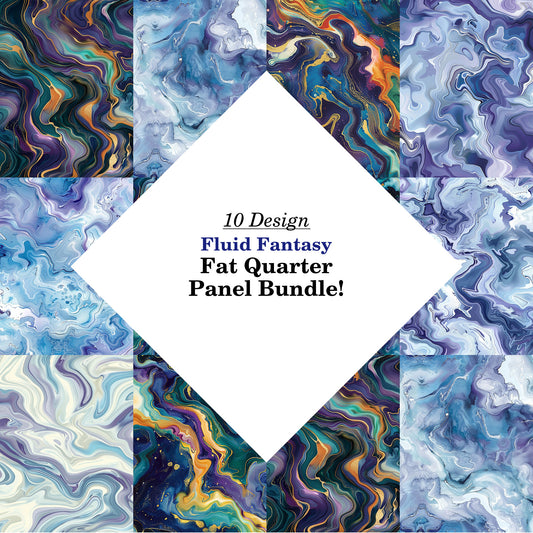 Fluid Fantasy Fat Quarter Bundle