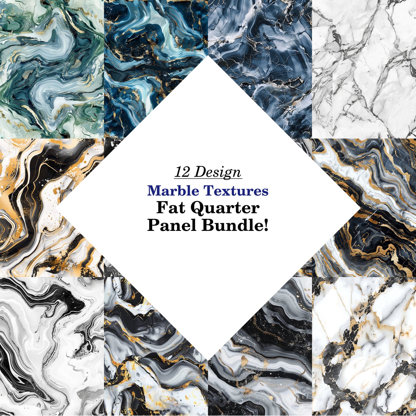 Marble Textures Fat Quarter Bundle