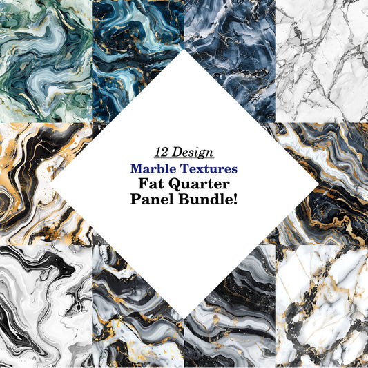 Marble Textures Fat Quarter Bundle