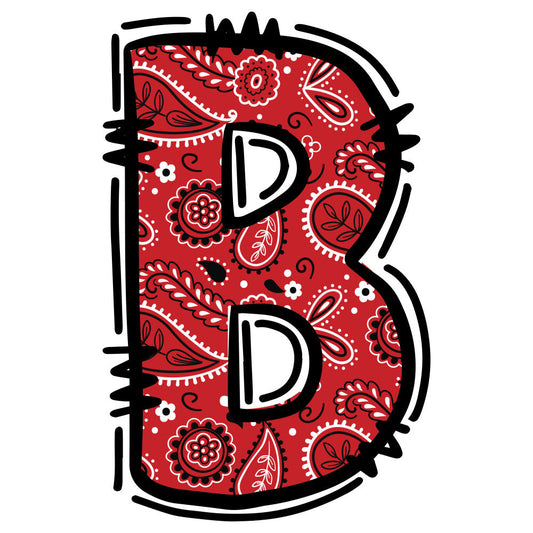 Cowboy Alphabet Fabric Panel 3