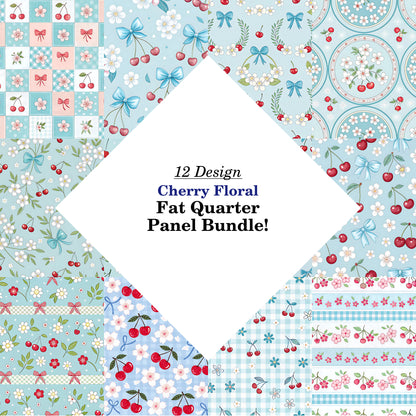 Cherry Floral Fat Quarter Bundle