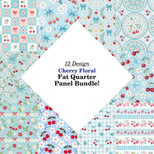 Cherry Floral Fat Quarter Bundle