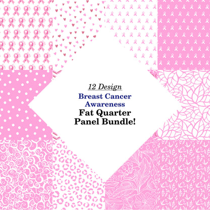 Breast Cancer Awareness Fat Quarter Bundle