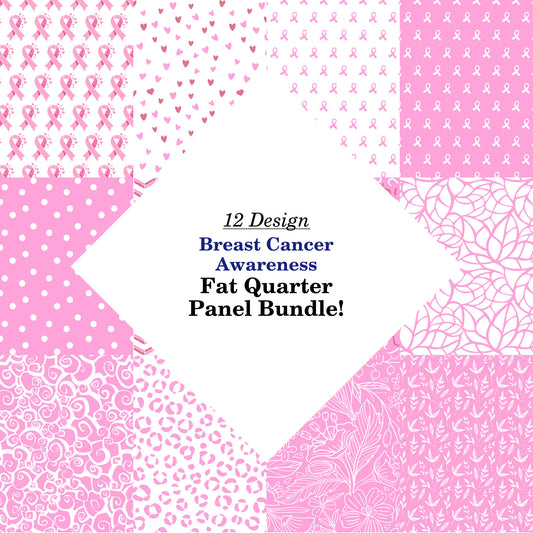 Breast Cancer Awareness Fat Quarter Bundle