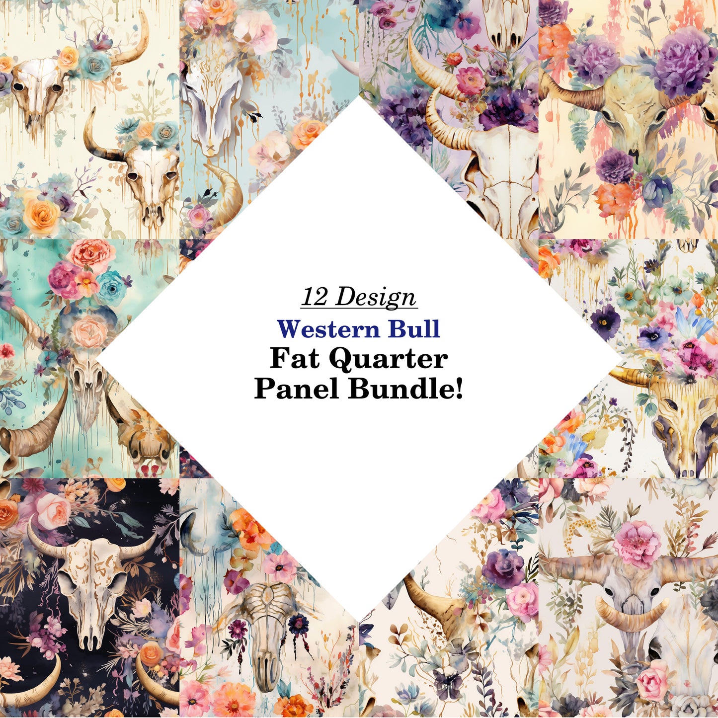 Western Bull Fat Quarter Bundle