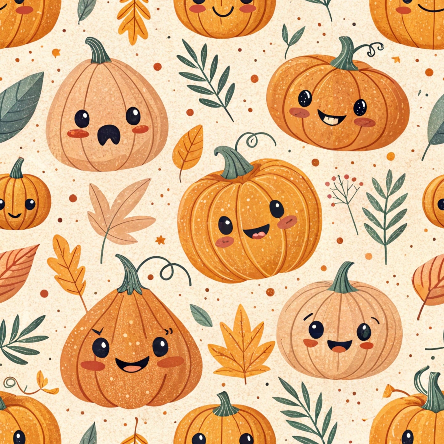Daily Deal: Retro Halloween Pattern 17 Quilting Cotton Fabric - 45" x 2 Yards"