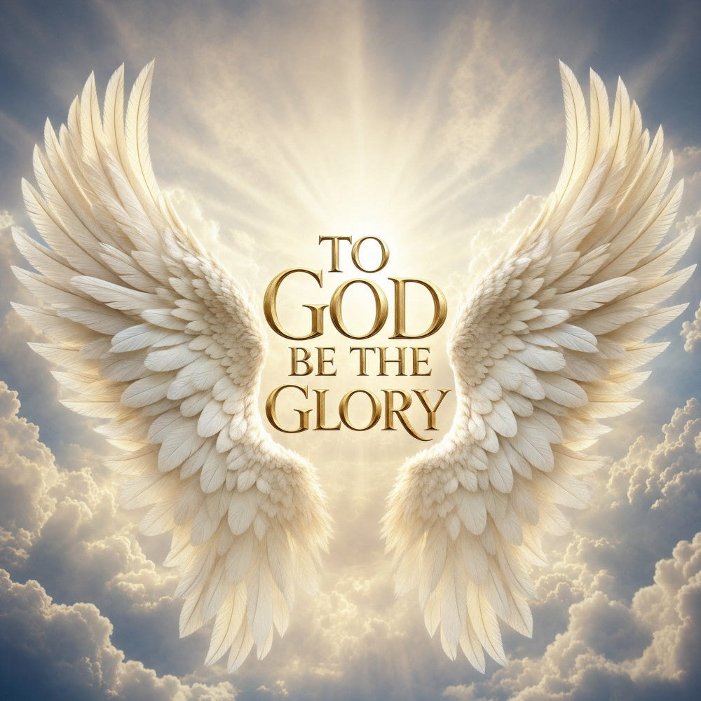 To God Be The Glory Fabric Panel 1