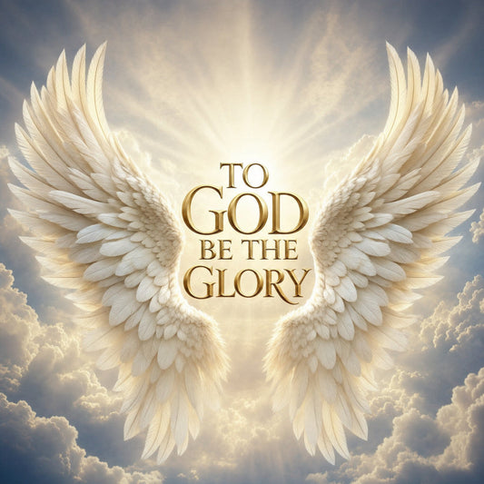 To God Be The Glory Fabric Panel 1