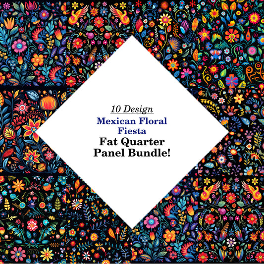 Mexican Floral Fiesta Fat Quarter Bundle