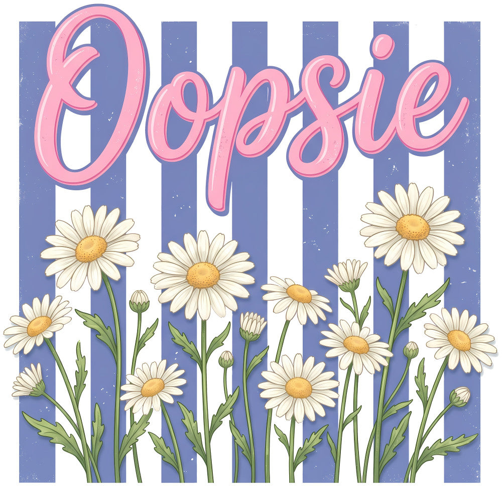 Preppy Oopsie Daisy Fabric Panel 1