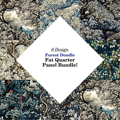 Forest Doodle Fat Quarter Bundle