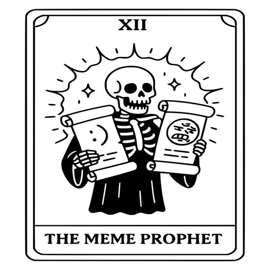 Funny Tarot Card Fabric Panel 7
