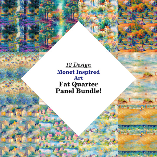 Monet Inspired Art Fat Quarter Bundle