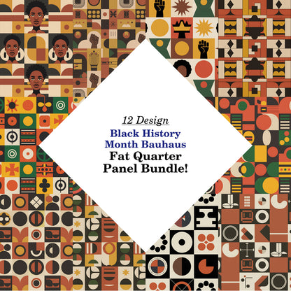 Black History Month Bauhaus Fat Quarter Bundle