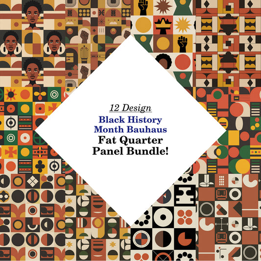 Black History Month Bauhaus Fat Quarter Bundle