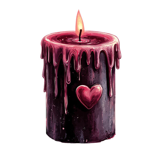 Dark Romance Fabric Panel 12