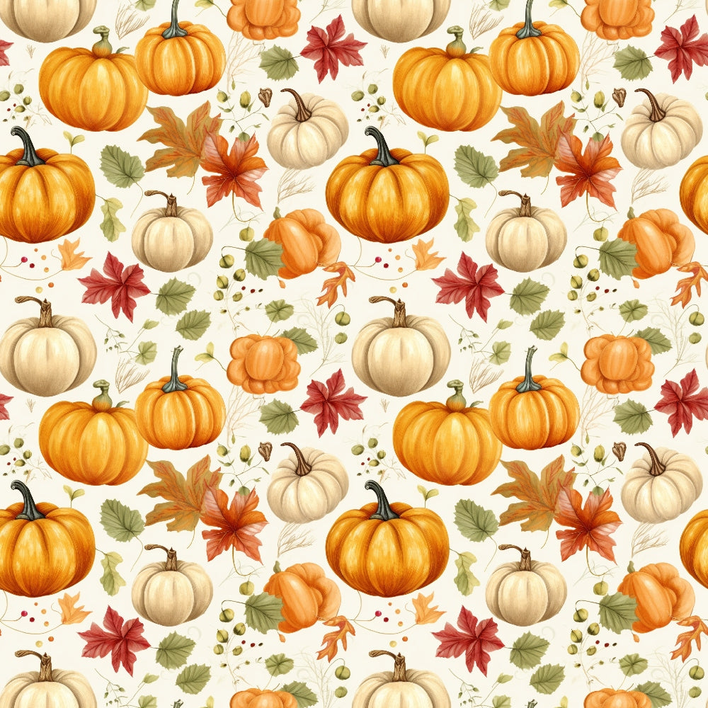 Daily Deal: Vintage Autumn Pattern 5 Quilting Cotton Fabric - 45" x 5 Yards"