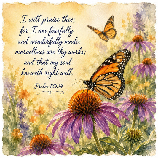 Inspirational Verses Fabric Panel 92