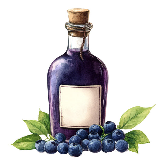 Blueberry Gardens Fabric Panel 26