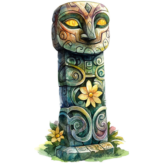Nordic Totems Fabric Panel 27
