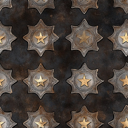 The Western Life Pattern 39 Quilting Cotton Fabric