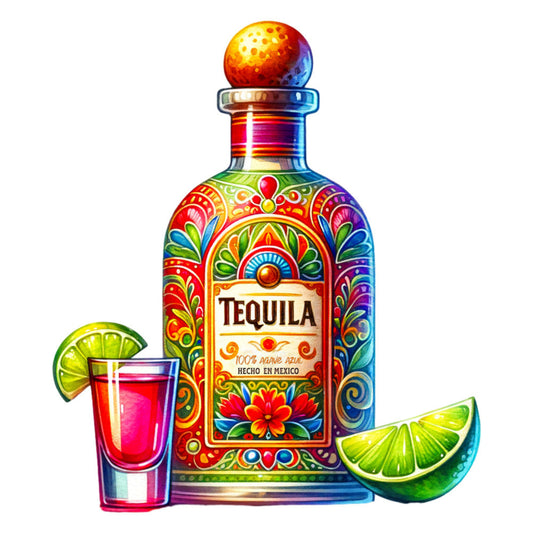 Alcohol Bottles Fabric Panel 12