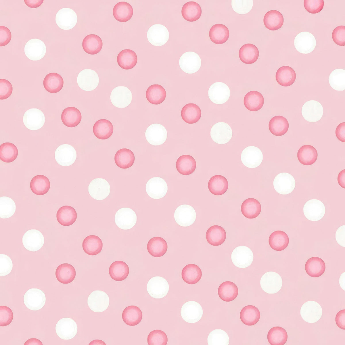 Daily Deal: Soft Pink Baby Girl Pattern 8 Quilting Cotton Fabric - 45" x 1 Yard"