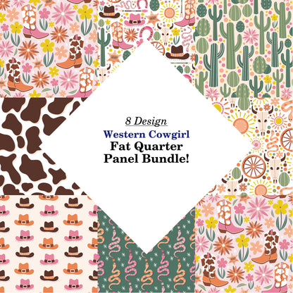 Western Cowgirl Fat Quarter Bundle