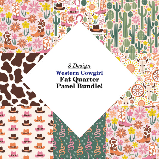 Western Cowgirl Fat Quarter Bundle