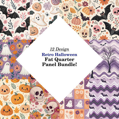 Retro Halloween Fat Quarter Bundle