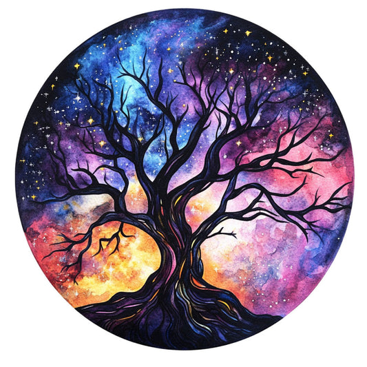 Tree of Life Stained Glass Fabric Panel 6