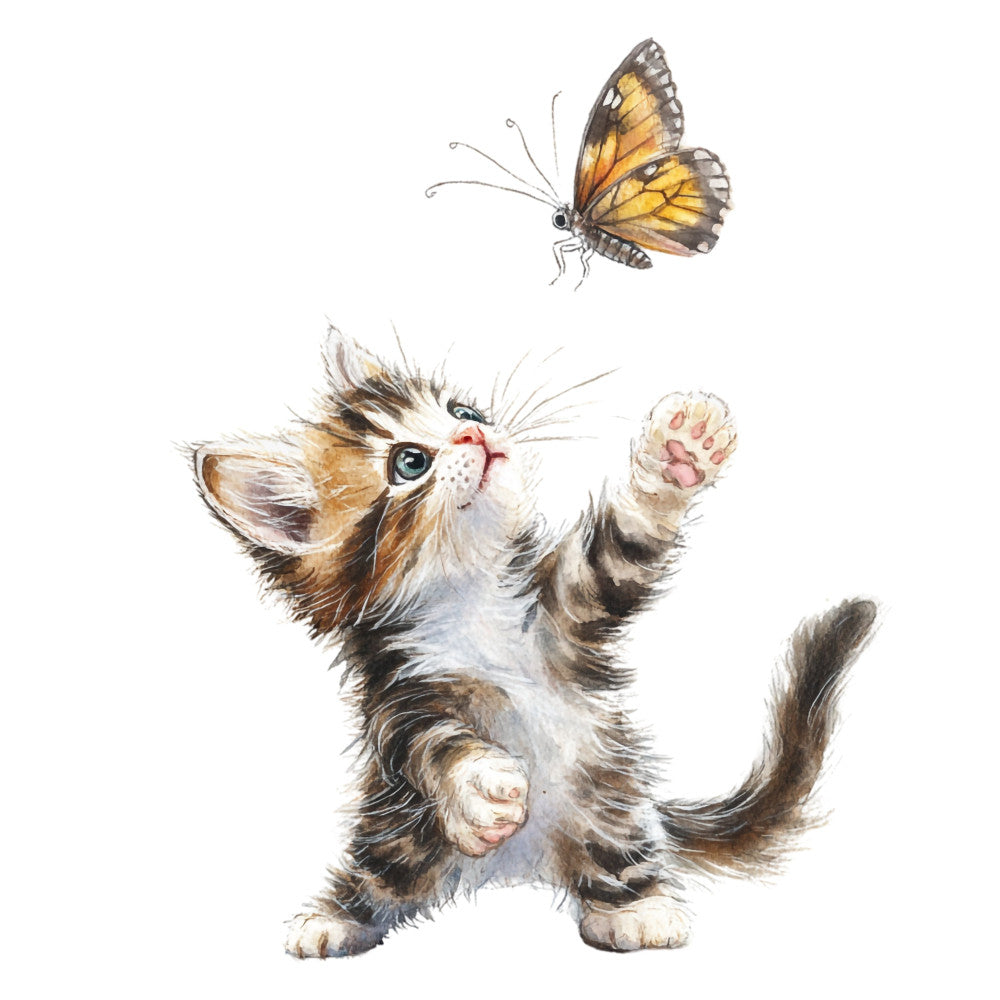 Quirky Cat Fabric Panel 6