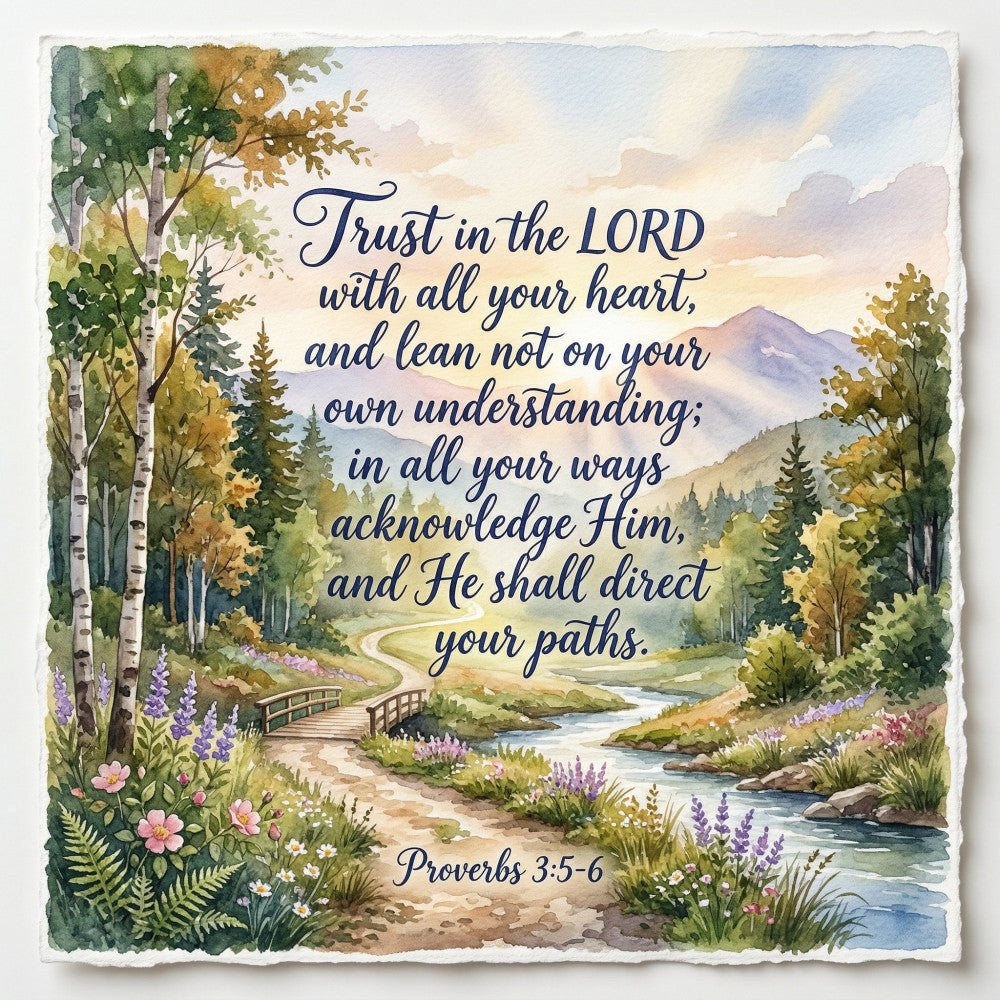 Inspirational Verses Fabric Panel 10