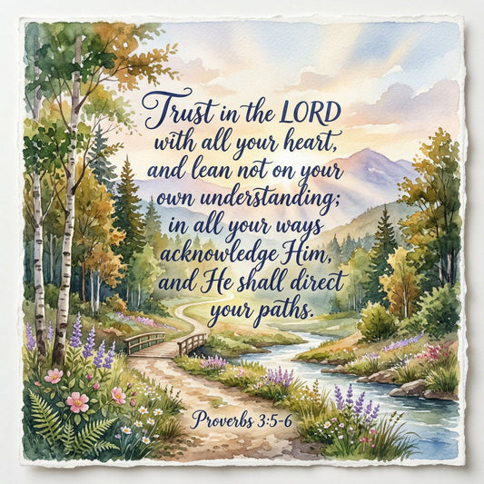 Inspirational Verses Fabric Panel 10