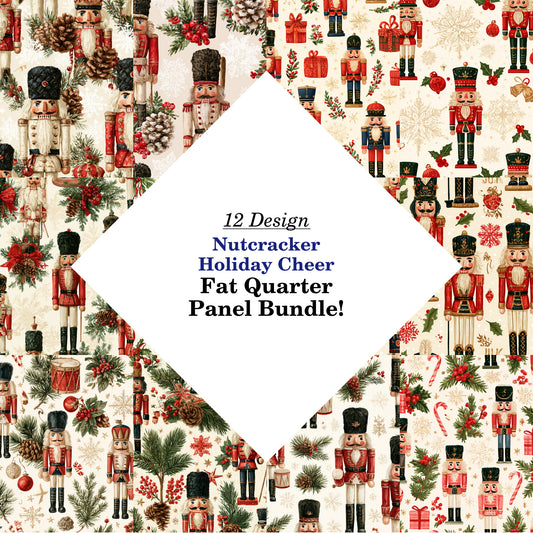 Nutcracker Holiday Cheer Fat Quarter Bundle