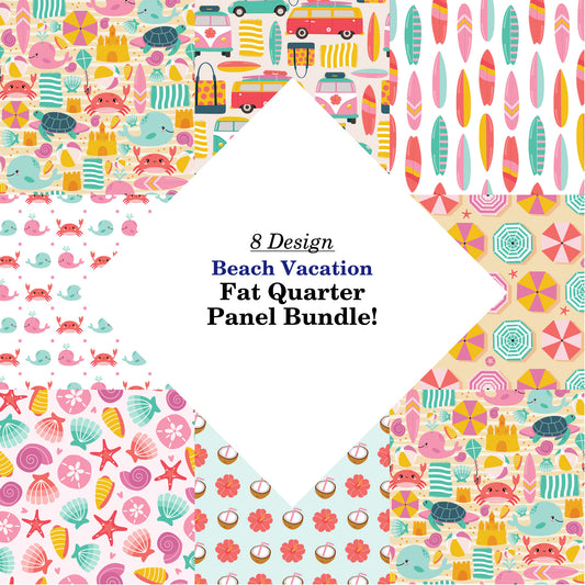 Beach Vacation Fat Quarter Bundle
