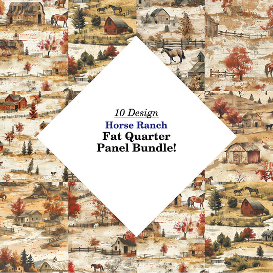 Horse Ranch Fat Quarter Bundle