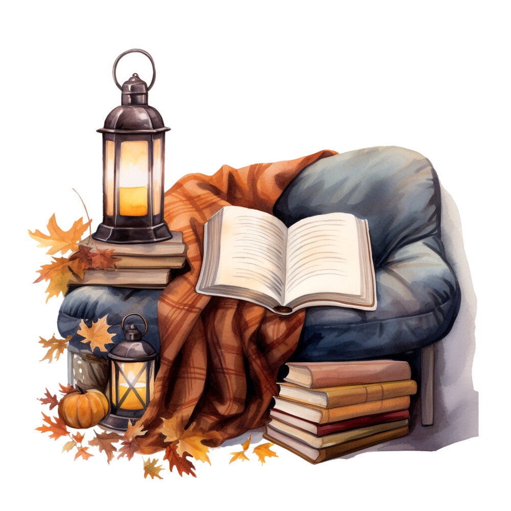 Cozy Autumn Fabric Panel 49
