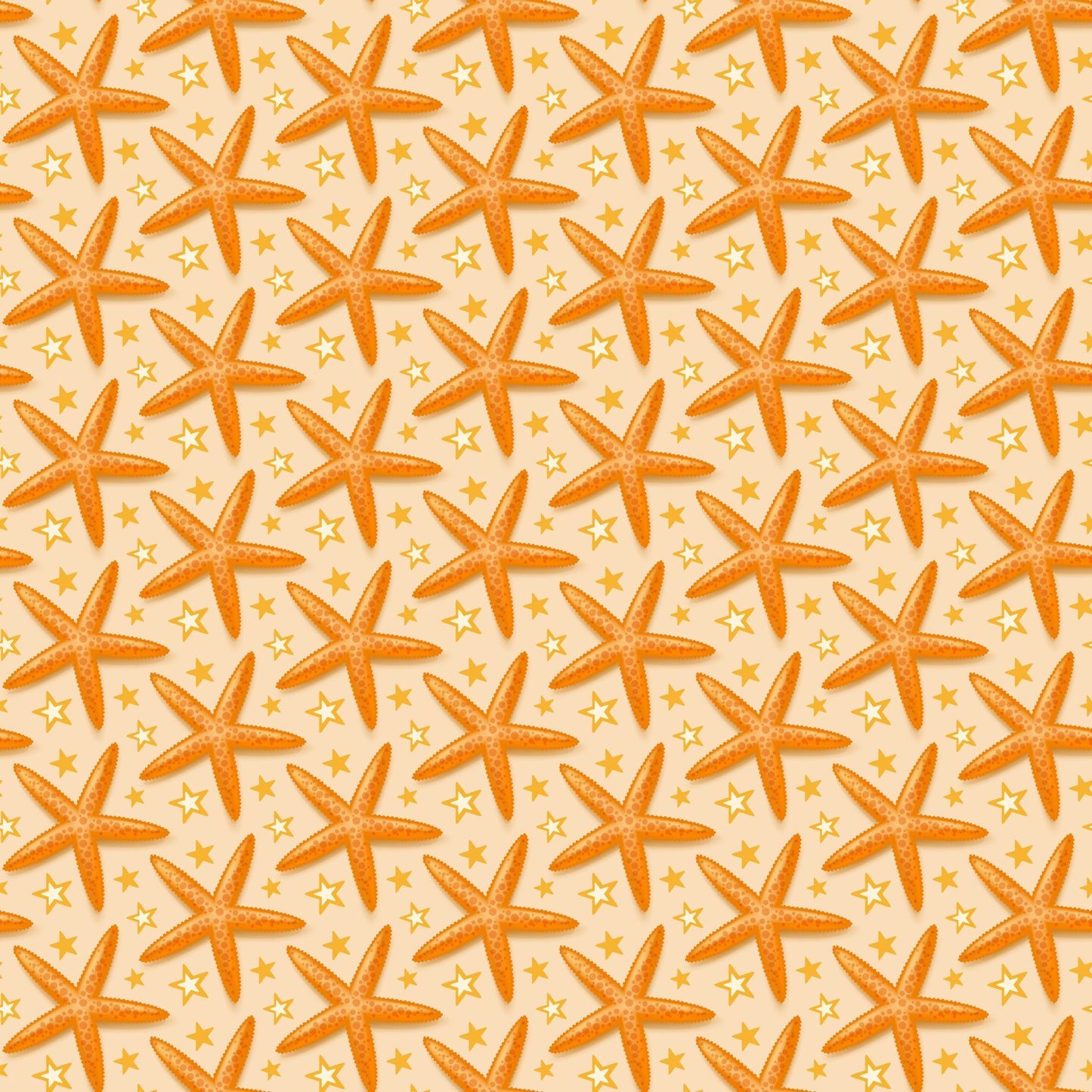 Summer Beach Pattern 6 Quilting Cotton Fabric