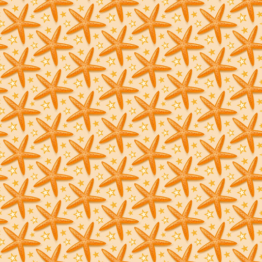 Summer Beach Pattern 6 Quilting Cotton Fabric