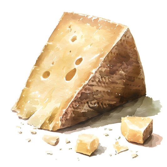 Watercolor Cheese Fabric Panel 52
