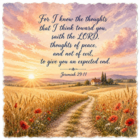 Inspirational Verses Fabric Panel 16