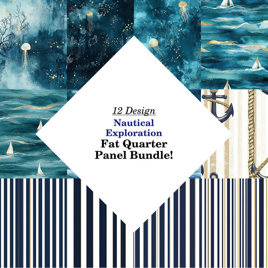 Nautical Exploration Fat Quarter Bundle