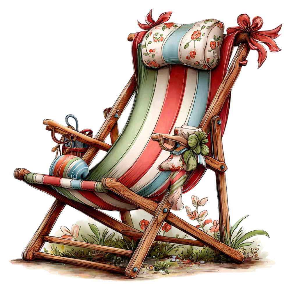 Whimsical Summer Fabric Panel 25