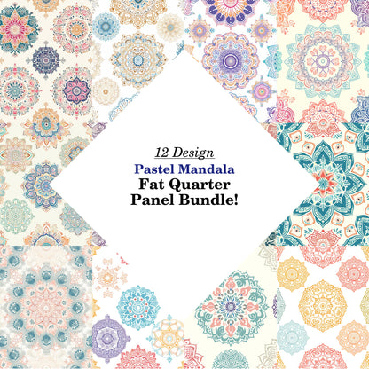 Pastel Mandala Fat Quarter Bundle