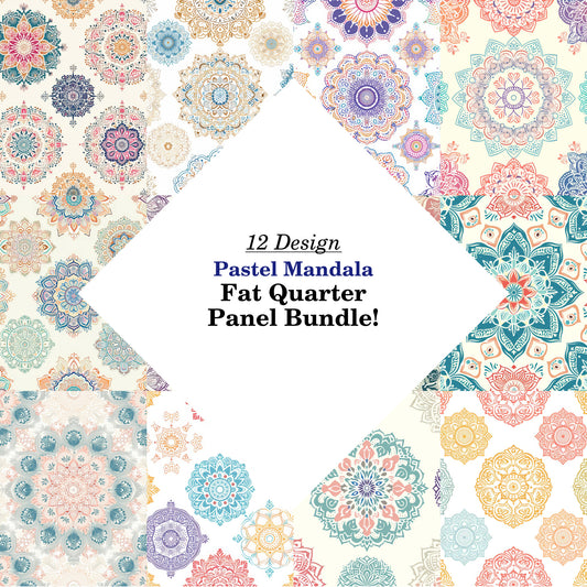 Pastel Mandala Fat Quarter Bundle