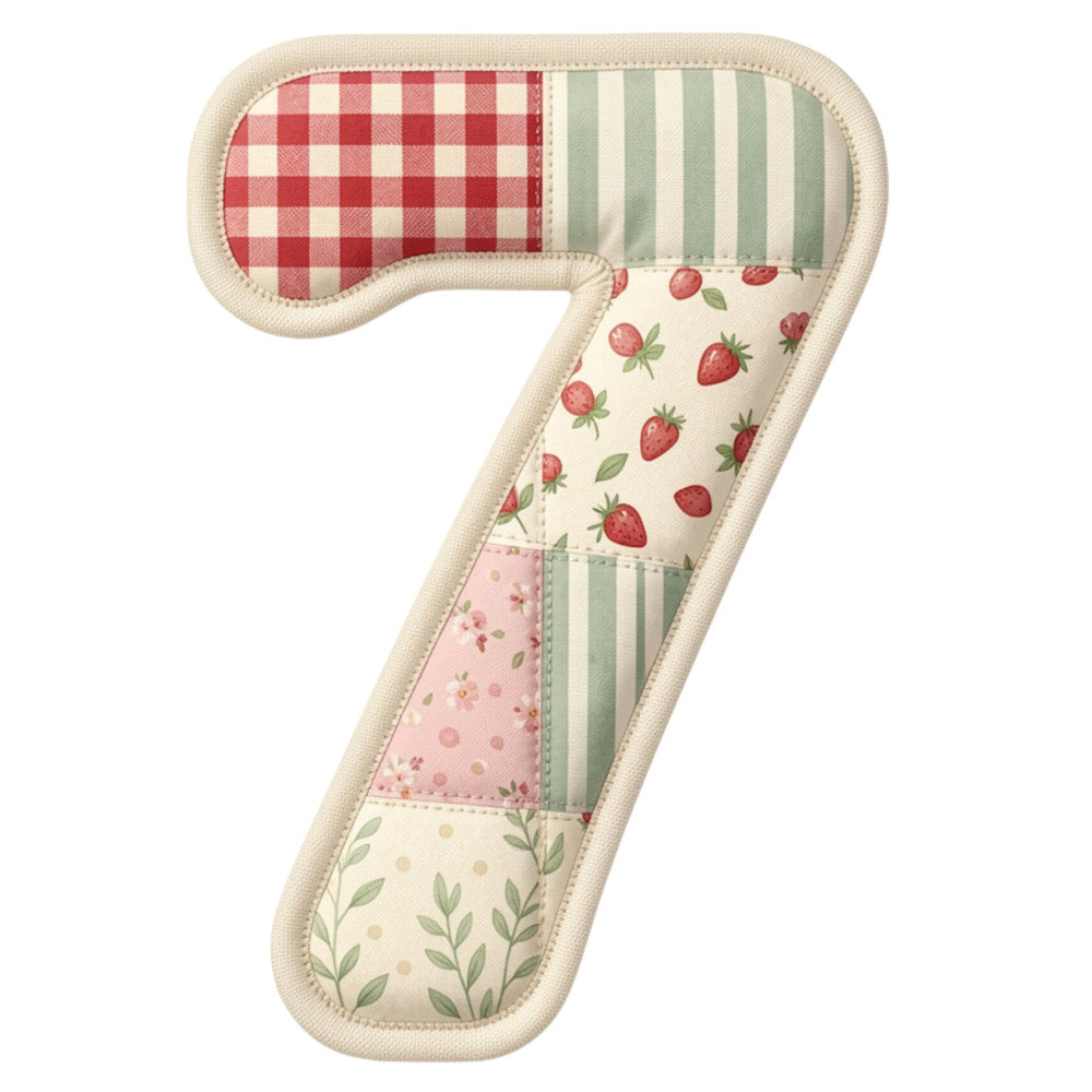 Strawberry Patchwork Fabric Panel 19
