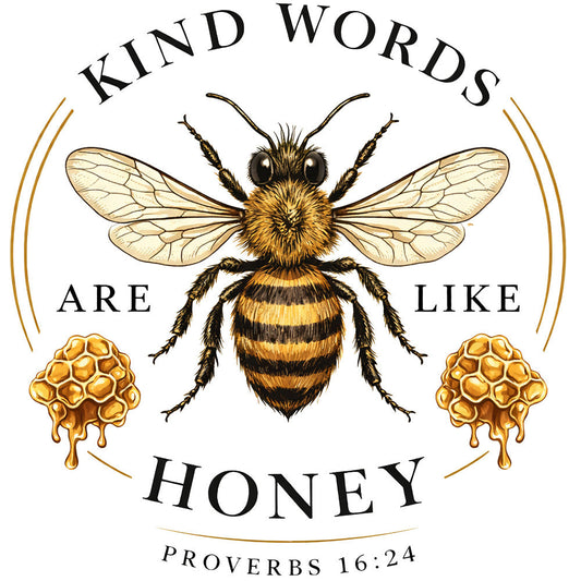 Kind Words Are Like Honey Fabric Panel 1